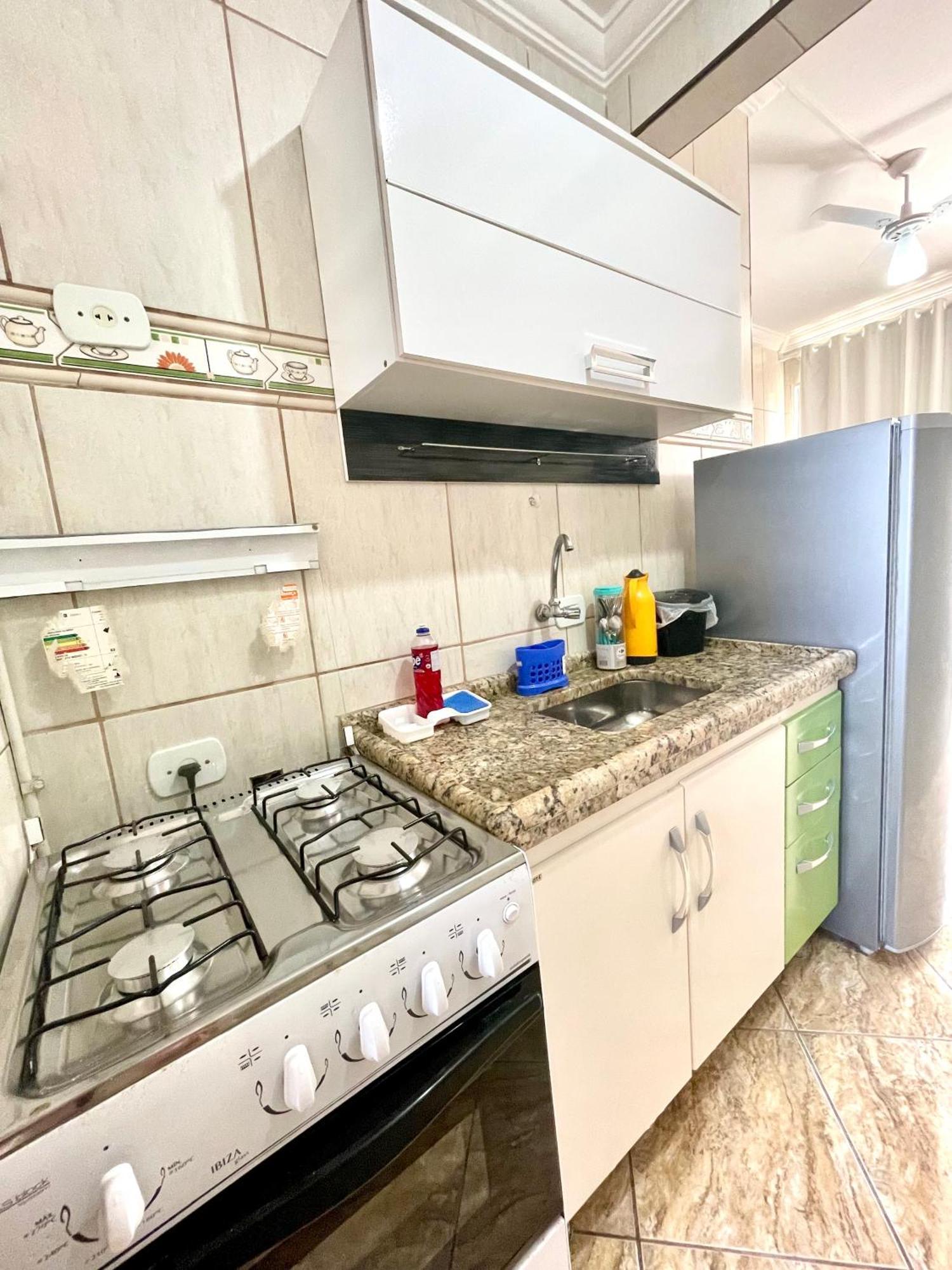 Kitinete Em Sao Vicente Apartment Bagian luar foto